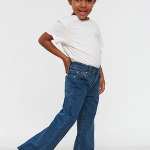 Mid Wash Straight Jeans - Jeans & Pants 77