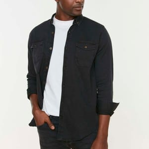 5_org_zoom Regular Fit Denim Shirt - Long Sleeves Shirts 46