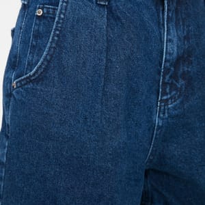 5_org_zoom Pleated Cotton Denim Shorts - Denim Shorts 56