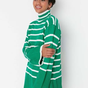 Striped Knitwear Sweater