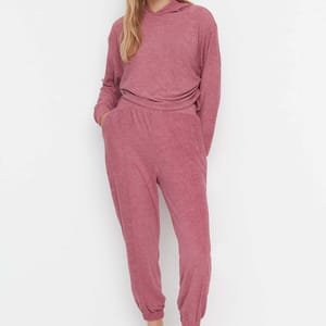 Detailed Towel Knitted Top And Bottom Set - Co-ord Sets 46