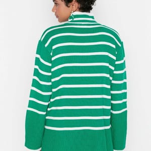 Striped Knitwear Sweater - Sweaters 54