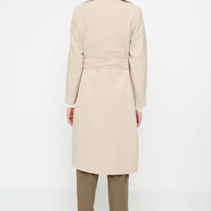 Pocket Detail Longline Coat - Blazers & Coats 24