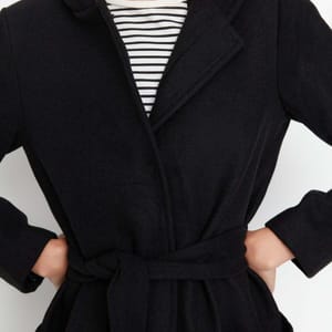 Hooded Cachet Belted Coat - Blazers & Coats 31