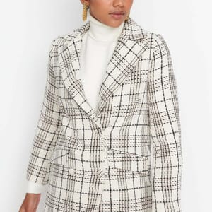 Plaid Blazer Jacket Plaid Blazer Jacket