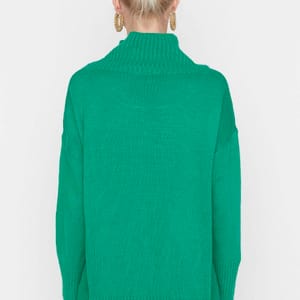 Stand Up Collar Knitwear Sweater Trendyol - Women's Sweaters 20