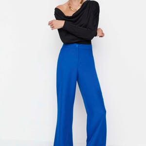 High Waist Wide Leg Pant - Formal Pants 27