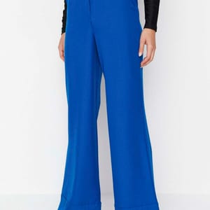 High Waist Wide Leg Pant - Formal Pants 28