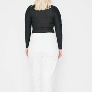 Plus Size High Waist Straight Jeans - Plus Size Pants & Leggings 35