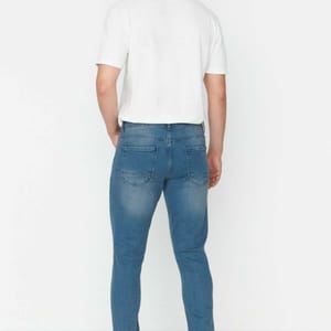 Light Wash Skinny Fit Jeans - Skinny Jeans 39
