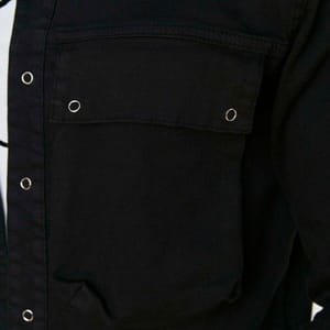 Regular Fit Large Pocket Trucker Jacket Trendyol - Men's Denim Jackets 57