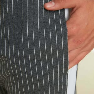 Drawstring Striped Sweatpants - Sweatpants 3