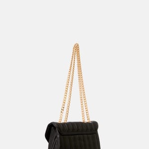 Parigi Black Flap Women's Shoulder Bag - Shoulder Bags 1