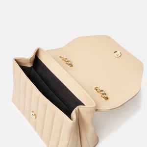 Parigi Pale Brown Flap Women's Shoulder Bag Parigi - Women's Shoulder Bags 4