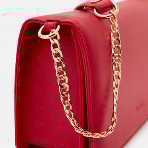 Parigi Red Clutch Women's Crossbody Bag - Crossbody Bags 2