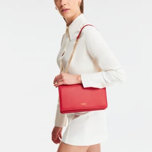 Parigi Women's Red Flap Shoulder Bag - Shoulder Bags 8