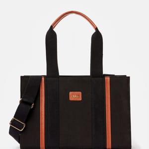 Parigi Women's Black Canvas Tote Bag - Tote Bags