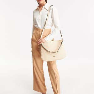 Parigi Women's Beige Shoulder Bag