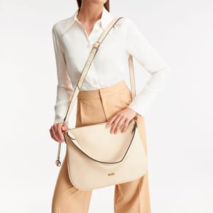 Parigi Women's Beige Shoulder Bag