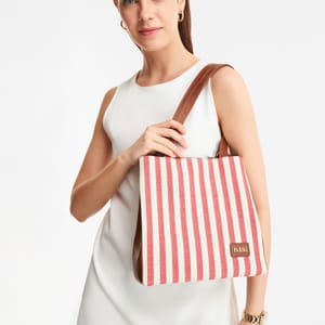 PARIGI Women's Red Strap Tote Bag Parigi Women's Red Strap Tote Bag - Tote Bags 8
