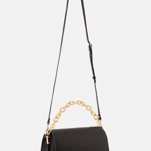 Parigi Black Women's Shoulder Flap Bag - Shoulder Bags 1