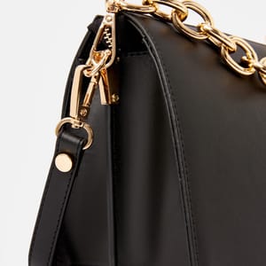 Parigi Black Women's Shoulder Flap Bag - Shoulder Bags 2
