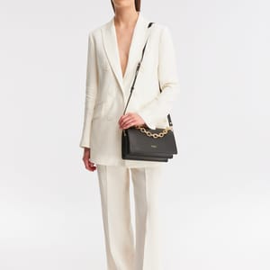 Parigi Black Women's Shoulder Flap Bag - Shoulder Bags 4