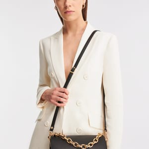 Parigi Black Women's Shoulder Flap Bag - Shoulder Bags 6