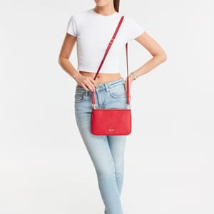 Parigi Women's Red Shoulder Bag - Shoulder Bags 5