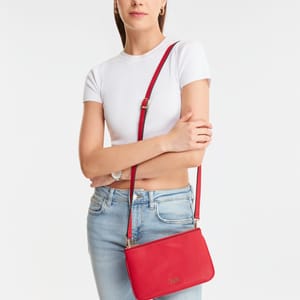 Parigi Women's Red Shoulder Bag - Shoulder Bags 6