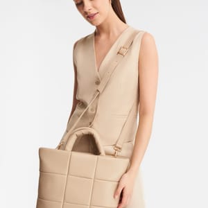 Parigi Women's Beige Tote Bag Parigi Women's Beige Tote Bag