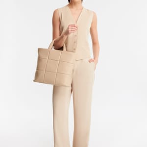 Parigi Women's Beige Tote Bag Parigi Women's Beige Tote Bag