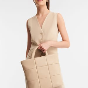 Parigi Women's Beige Tote Bag Parigi Women's Beige Tote Bag