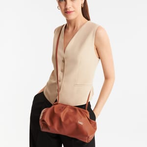 Parigi Tobacco Brown Clutch Women's Shoulder Bag - Shoulder Bags 5