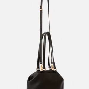 Parigi Black Trapeze Women's Shoulder Bag - Shoulder Bags 1