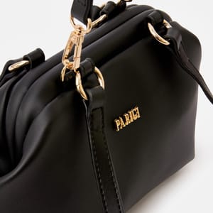 Parigi Black Trapeze Women's Shoulder Bag - Shoulder Bags 2