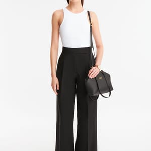 Parigi Black Trapeze Women's Shoulder Bag - Shoulder Bags 4