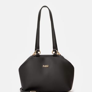 Parigi Black Trapeze Women's Shoulder Bag - Shoulder Bags