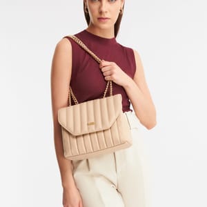 Parigi Women's Shoulder Bag – Tan - Shoulder Bags 7