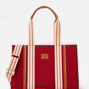 Parigi Women's Claret Red Canvas Tote Bag - Tote Bags
