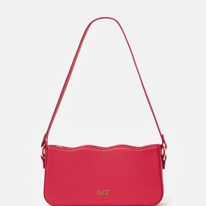 Parigi Women's Fuchsia Baguette Shoulder Bag - Shoulder Bags