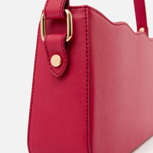 Parigi Women's Fuchsia Baguette Shoulder Bag - Shoulder Bags 2