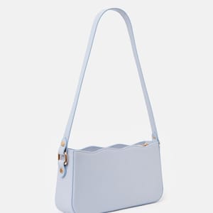 Parigi Light Blue Women's Baguette Shoulder Bag - Shoulder Bags 1