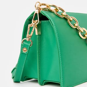 PR178H0KEM12_3.jpg Parigi Green Women's Shoulder Bag - Shoulder Bags 2