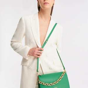 PR178H0KEM12_9.jpg Parigi Green Women's Shoulder Bag - Shoulder Bags 8