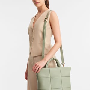 PR184H00DM13_6.jpg Parigi Aqua Green Women's Tote Bag - Tote Bags 5