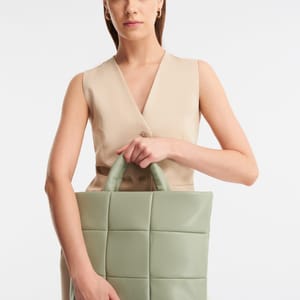 PR184H00DM13_9.jpg Parigi Aqua Green Women's Tote Bag - Tote Bags 8