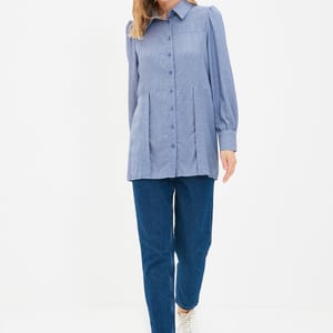 Striped Pocket Detail Shirt