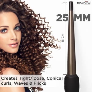 Ikonic Curling Conical Tong Ikonic - Women's Dryers & Curlers 12