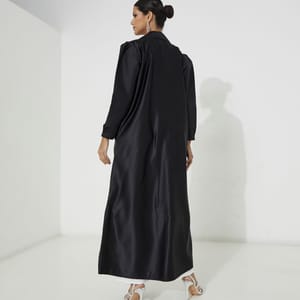 A Jacket Abaya Rosette Abaya - Women's Abayas 3